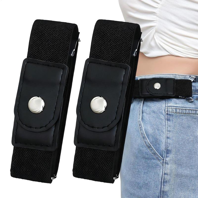 Women Formal Wear With Jeans - حزام مرن بدون مشبك قابل للتعديل