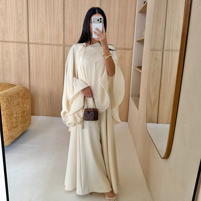 طقم فستان أنيق مع شال رومانسي، - مراجعة Women Formal Party Wear Dress وسعره
