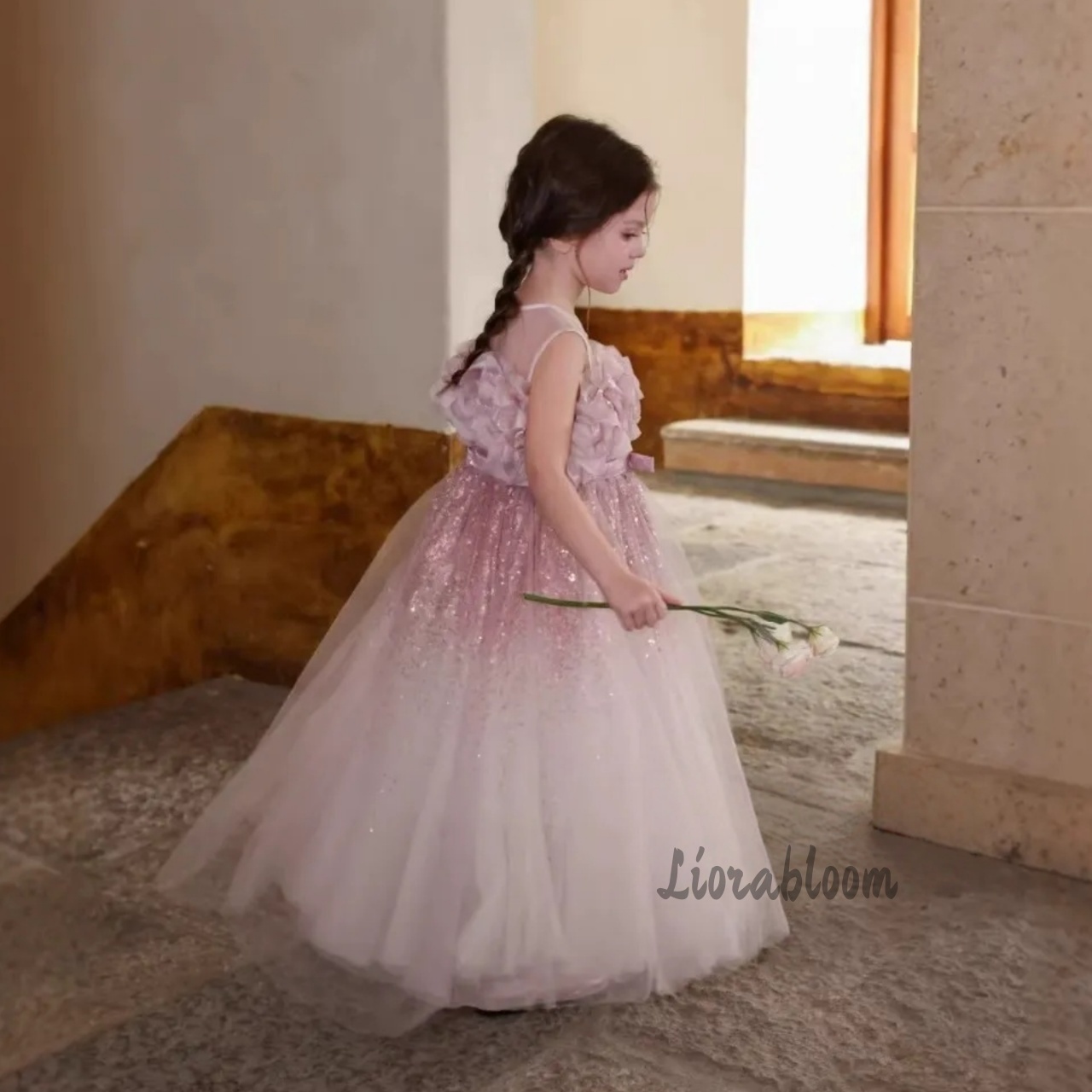 فستان سهرة وردي للفتيات من الت - مراجعة Formal Attire Woman وسعره