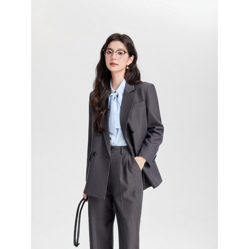 بدلة عمل نسائية كحلية اللون بص - مراجعة Women Formal Wear Interview وسعره