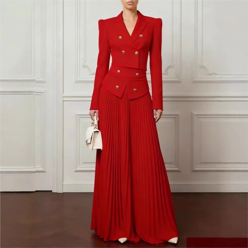 طقم أنيق من قطعتين: سترة بليزر - مراجعة Women'S Formal Wear Suit وسعره