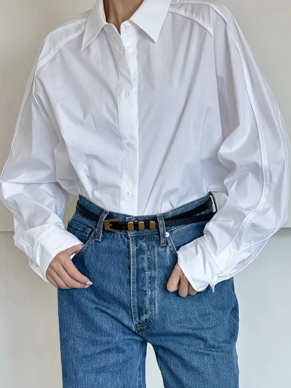 حزام خصر جلدي نحيف للنساء بتصم - مراجعة Women Formal Wear With Jeans وسعره
