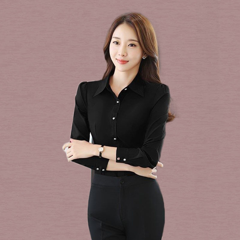 أحمر طويل الأكمام قمصان النساء - مراجعة Women'S Formal Wear Suit وسعره