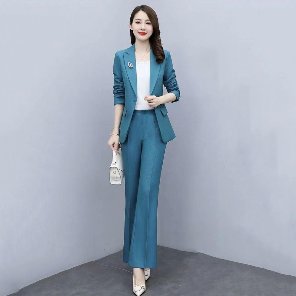 طقم نسائي رسمي من قطعتين: جاكي - مراجعة Women Formal Wear Pants وسعره